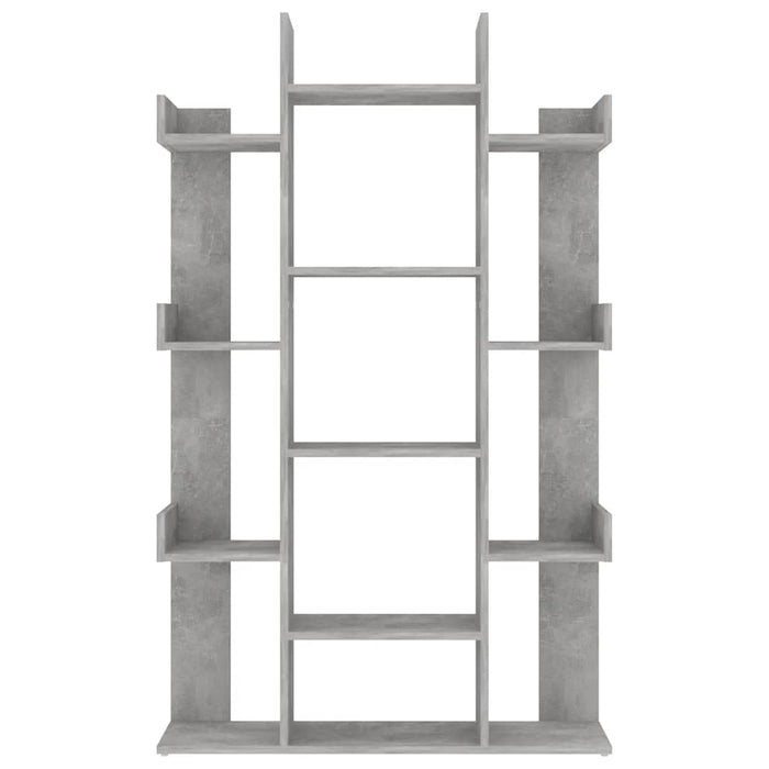 Bibliotecă, gri beton, 86x25,5x140 cm, PAL - WALTI WALTI