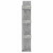 Bibliotecă, gri beton, 86x25,5x140 cm, PAL - WALTI WALTI