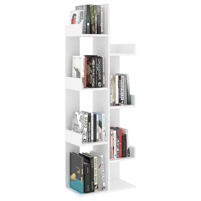 Bibliotecă, alb, 48x25,5x140 cm, PAL - WALTI WALTI