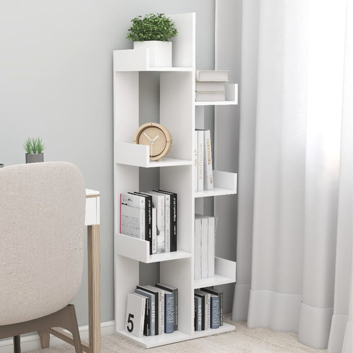 Bibliotecă, alb, 48x25,5x140 cm, PAL - WALTI WALTI