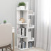 Bibliotecă, alb, 48x25,5x140 cm, PAL - WALTI WALTI