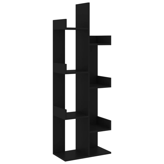 Bibliotecă, negru, 48x25,5x140 cm, PAL - WALTI WALTI