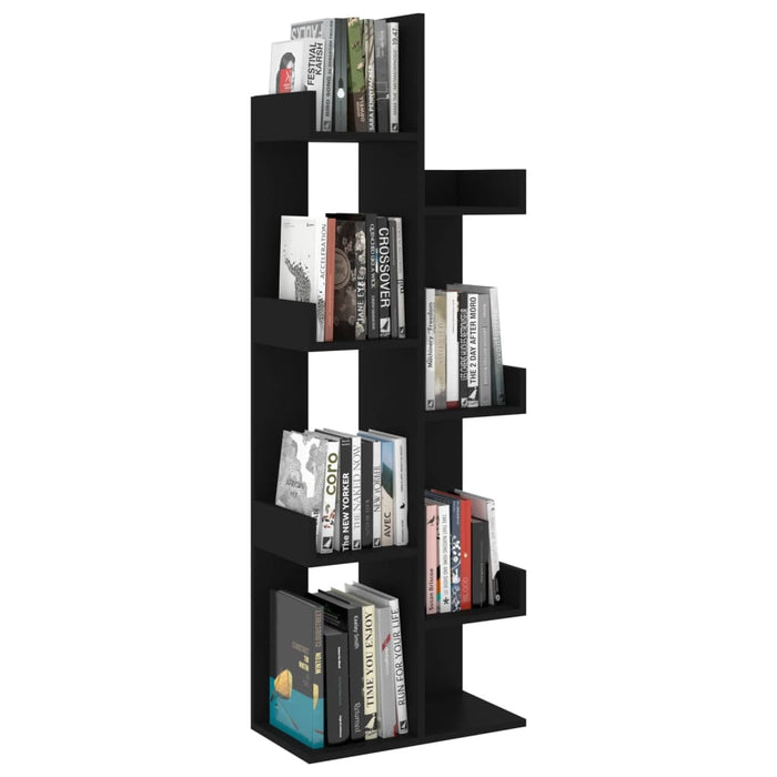 Bibliotecă, negru, 48x25,5x140 cm, PAL - WALTI WALTI