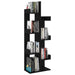 Bibliotecă, negru, 48x25,5x140 cm, PAL - WALTI WALTI