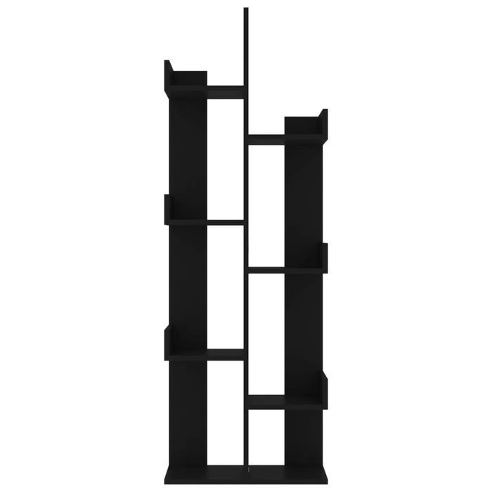 Bibliotecă, negru, 48x25,5x140 cm, PAL - WALTI WALTI
