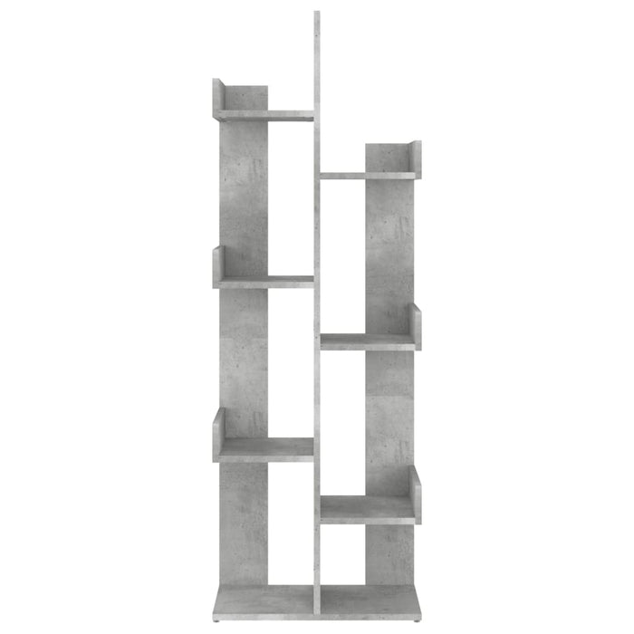 Bibliotecă, gri beton, 48x25,5x140 cm, PAL - WALTI WALTI
