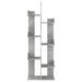 Bibliotecă, gri beton, 48x25,5x140 cm, PAL - WALTI WALTI