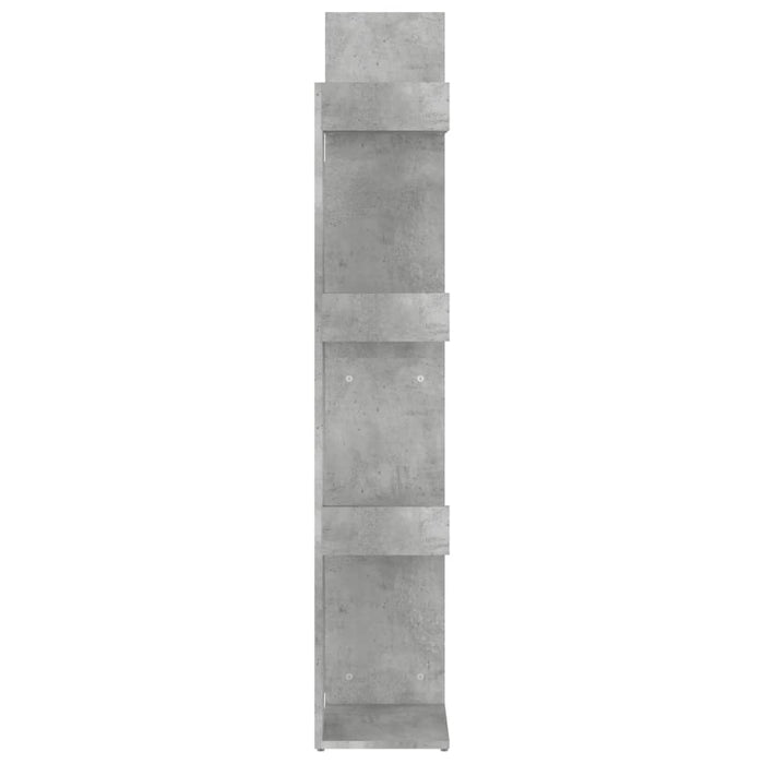 Bibliotecă, gri beton, 48x25,5x140 cm, PAL - WALTI WALTI