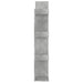 Bibliotecă, gri beton, 48x25,5x140 cm, PAL - WALTI WALTI