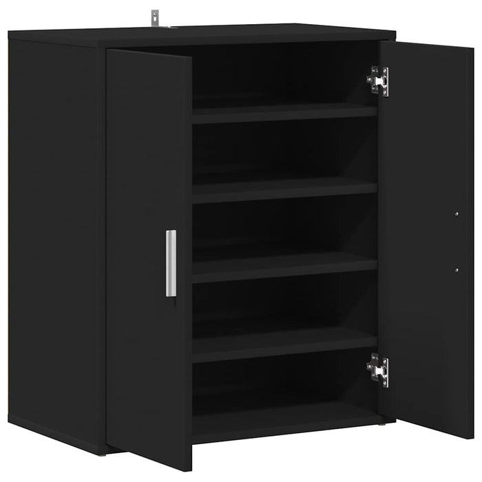 Pantofar, negru, 60x35x70 cm, PAL WALTI