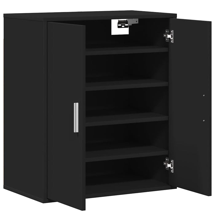 Pantofar, negru, 60x35x70 cm, PAL WALTI