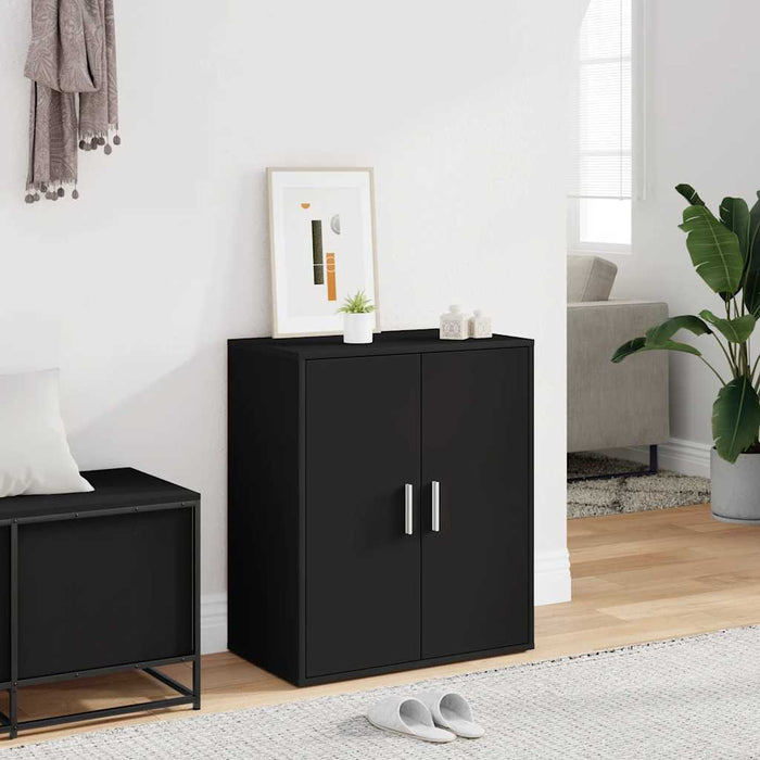 Pantofar, negru, 60x35x70 cm, PAL WALTI
