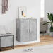 Pantofar, gri beton, 60x35x70 cm, PAL - WALTI WALTI