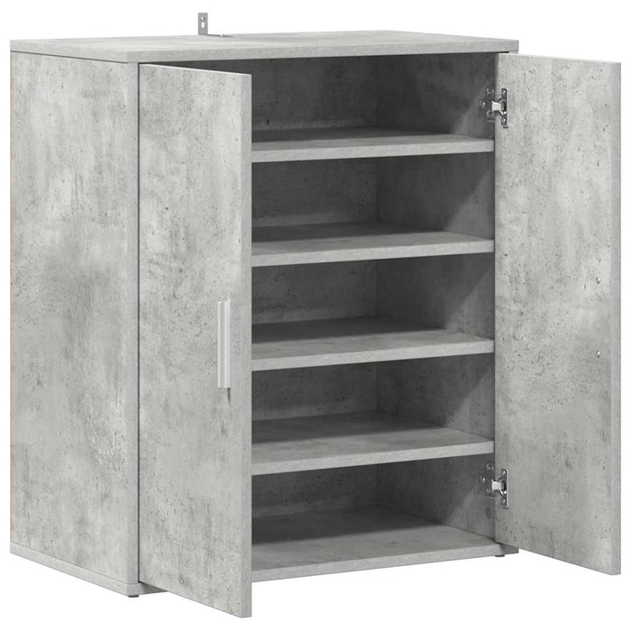 Pantofar, gri beton, 60x35x70 cm, PAL - WALTI WALTI