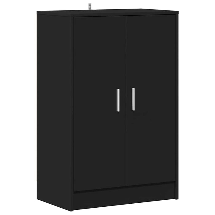 Pantofar, negru, 60x35x92 cm, PAL WALTI