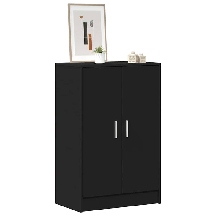 Pantofar, negru, 60x35x92 cm, PAL WALTI