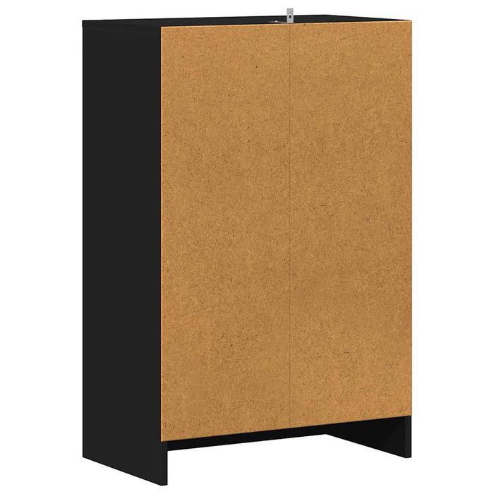 Pantofar, negru, 60x35x92 cm, PAL WALTI