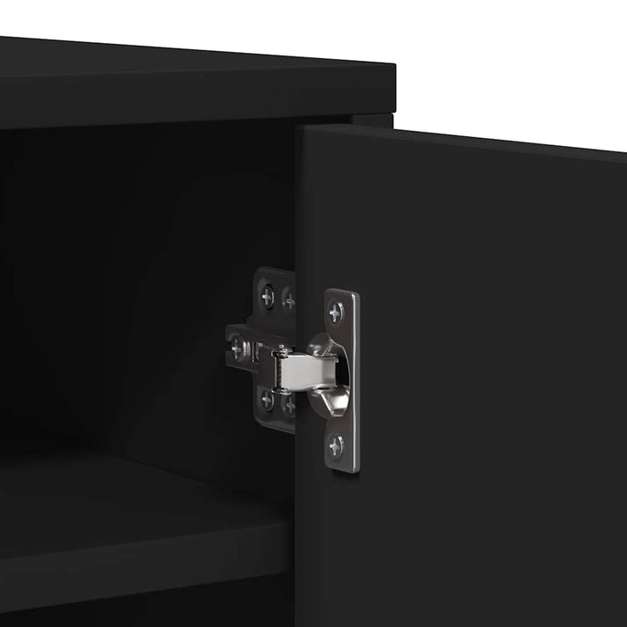 Pantofar, negru, 60x35x92 cm, PAL WALTI