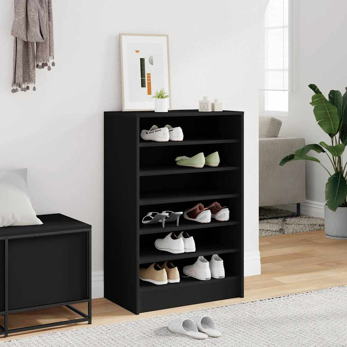 Pantofar, negru, 60x35x92 cm, PAL WALTI