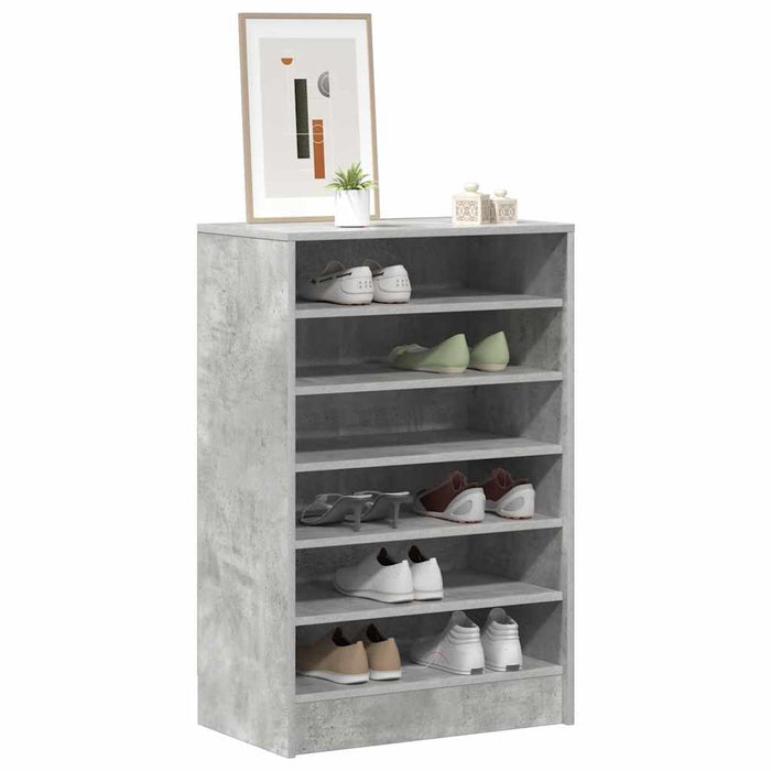 Pantofar, gri beton, 60x35x92 cm, PAL - WALTI WALTI
