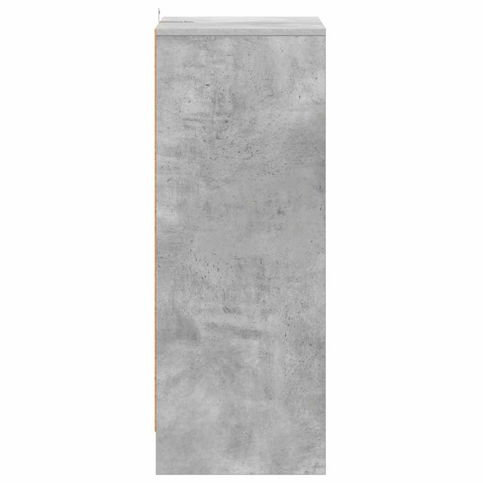 Pantofar, gri beton, 60x35x92 cm, PAL - WALTI WALTI