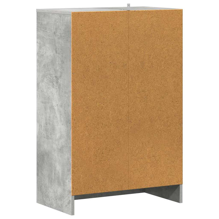 Pantofar, gri beton, 60x35x92 cm, PAL - WALTI WALTI