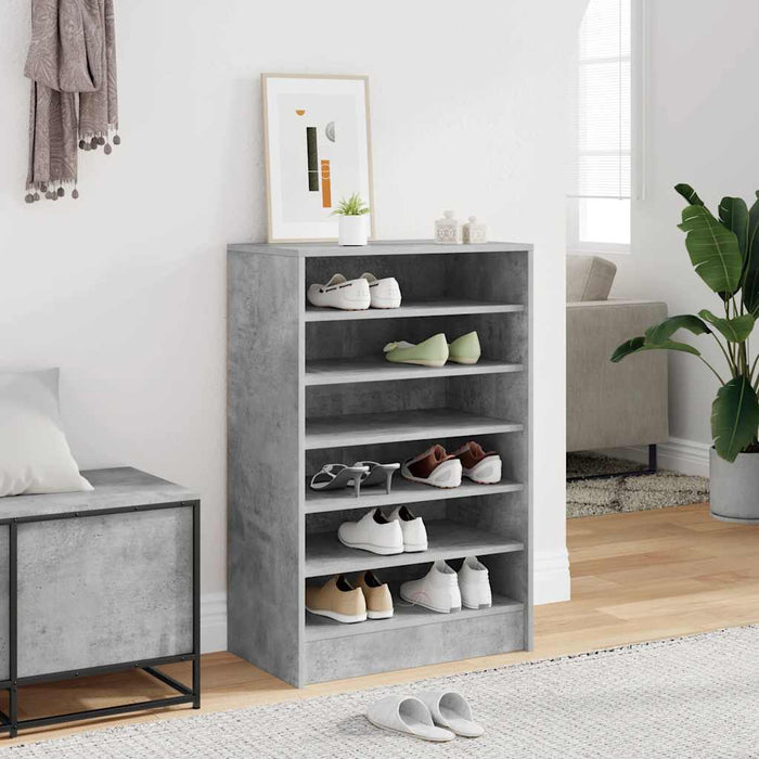 Pantofar, gri beton, 60x35x92 cm, PAL - WALTI WALTI