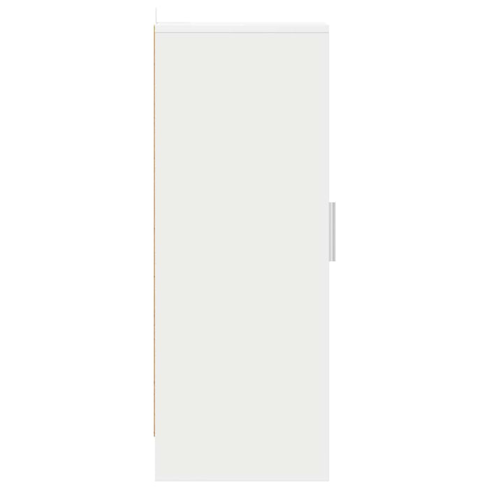 Pantofar, alb, 32x35x92 cm, lemn prelucrat - WALTI WALTI