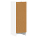 Pantofar, alb, 32x35x92 cm, lemn prelucrat - WALTI WALTI