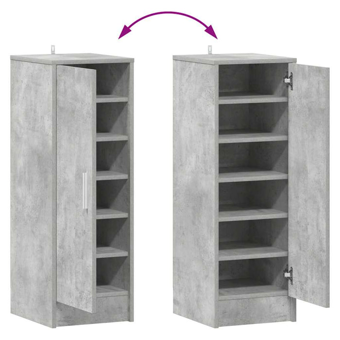 Pantofar, gri beton, 32x35x92 cm, PAL - WALTI WALTI