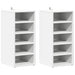 Pantofare, 2 buc., alb, 31,5x35x70 cm, PAL - WALTI WALTI