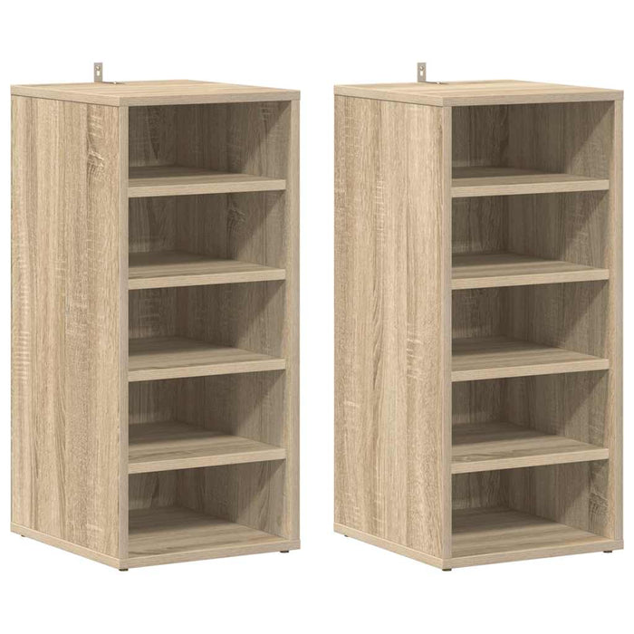 Pantofare, 2 buc., stejar sonoma, 31,5x35x70 cm, PAL - WALTI WALTI
