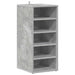 Pantofare, 2 buc., gri beton, 31,5x35x70 cm, lemn prelucrat - WALTI WALTI