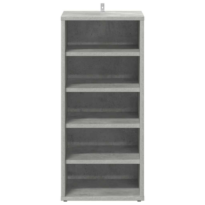 Pantofare, 2 buc., gri beton, 31,5x35x70 cm, lemn prelucrat - WALTI WALTI