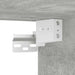 Pantofare, 2 buc., gri beton, 31,5x35x70 cm, lemn prelucrat - WALTI WALTI