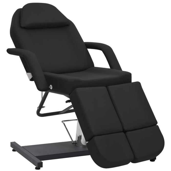 Scaun tratament înfrumusețare, negru, 180x62x78 cm, piele eco - WALTI WALTI