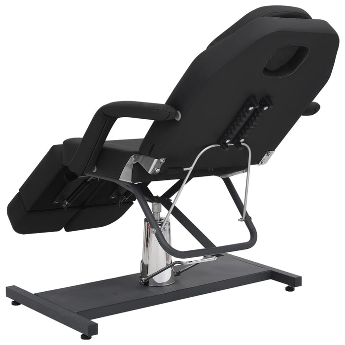 Scaun tratament înfrumusețare, negru, 180x62x78 cm, piele eco - WALTI WALTI