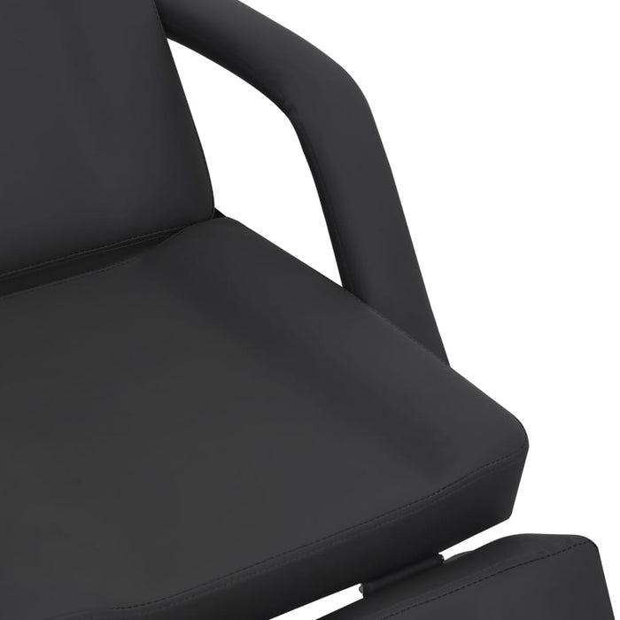 Scaun tratament înfrumusețare, negru, 180x62x78 cm, piele eco - WALTI WALTI
