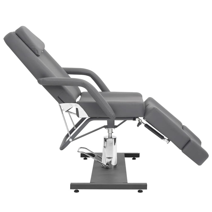 Scaun tratament de înfrumusețare, gri, 180x62x78 cm, piele eco - WALTI WALTI