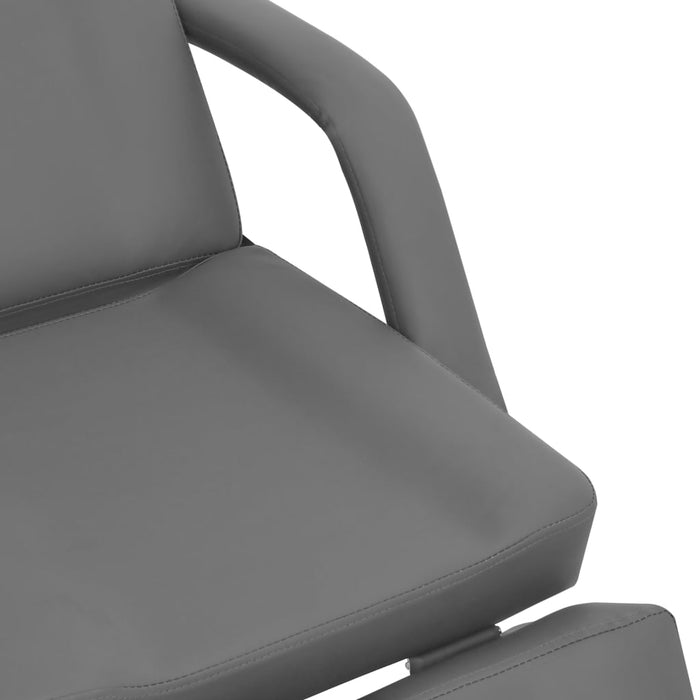 Scaun tratament de înfrumusețare, gri, 180x62x78 cm, piele eco - WALTI WALTI