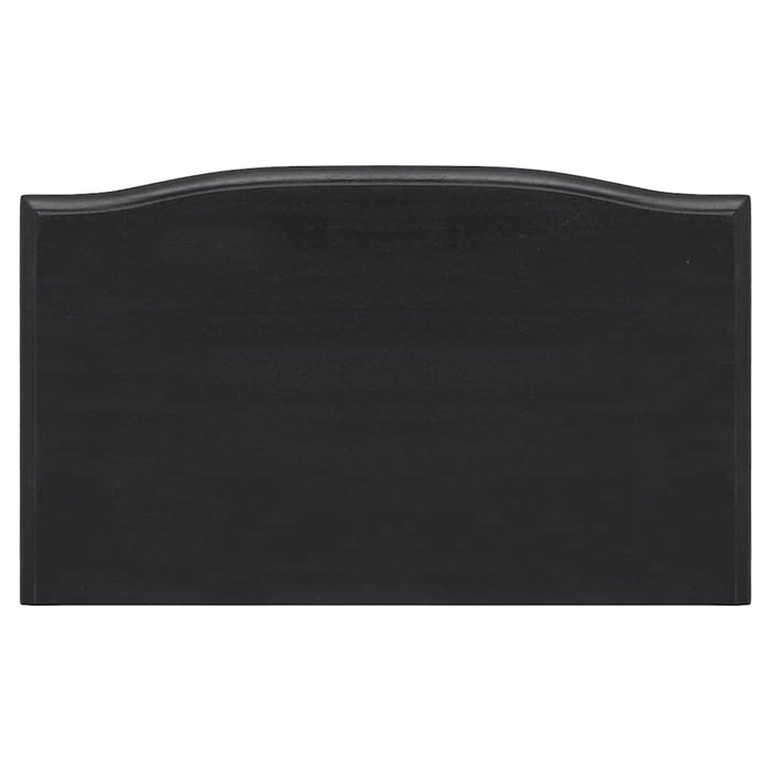 Masă consolă cu sertare, negru, 50x30x75 cm, lemn masiv mahon WALTI