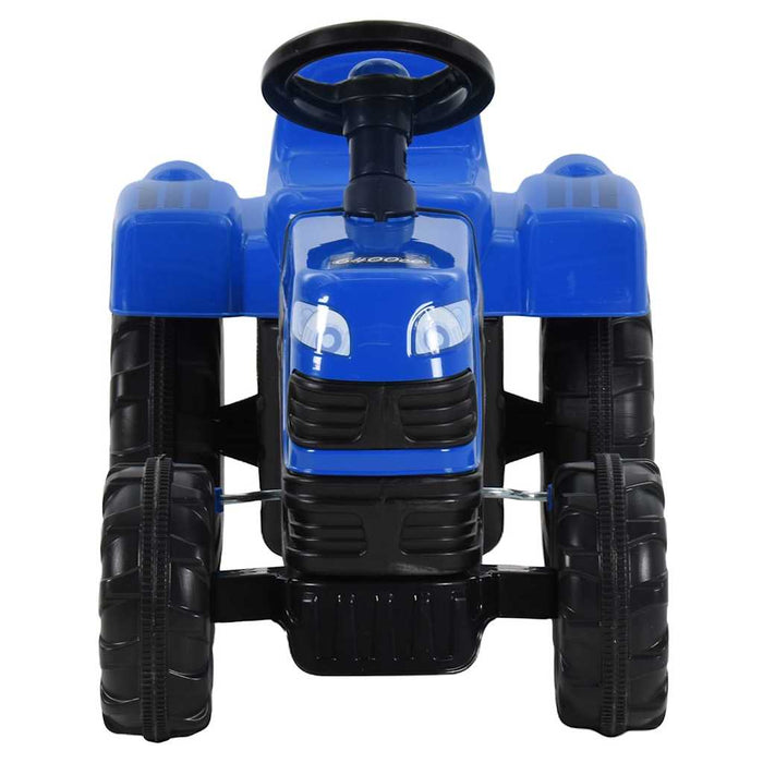 Tractor pentru copii cu pedale, albastru WALTI