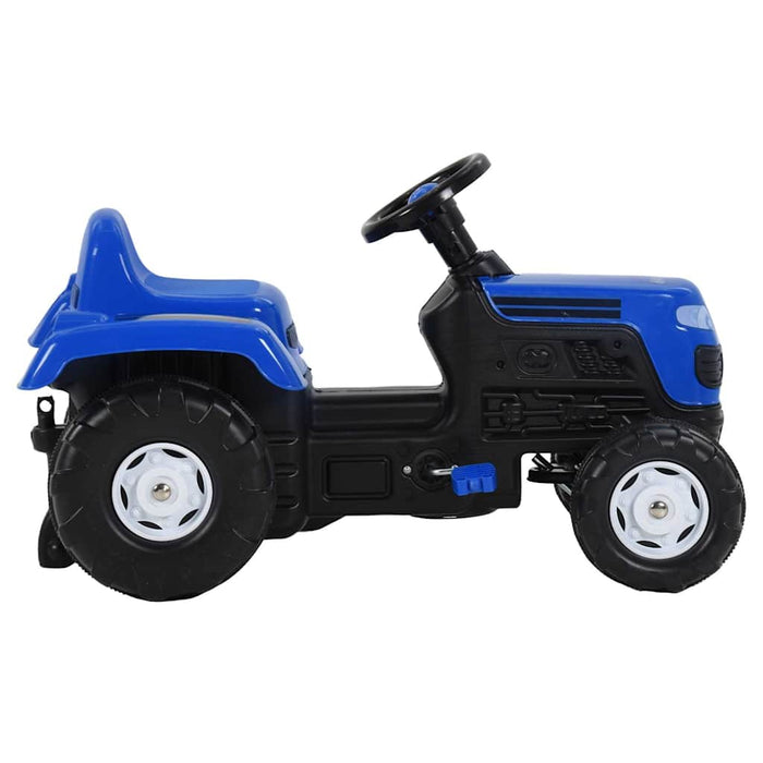 Tractor pentru copii cu pedale, albastru WALTI