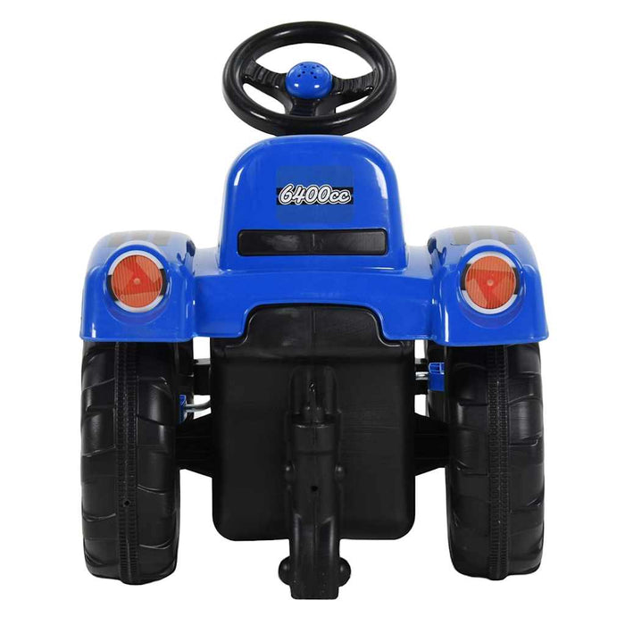 Tractor pentru copii cu pedale, albastru WALTI