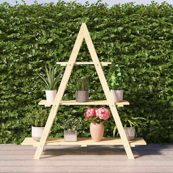 Suport pentru flori, 101x23x110 cm, lemn masiv de pin WALTI