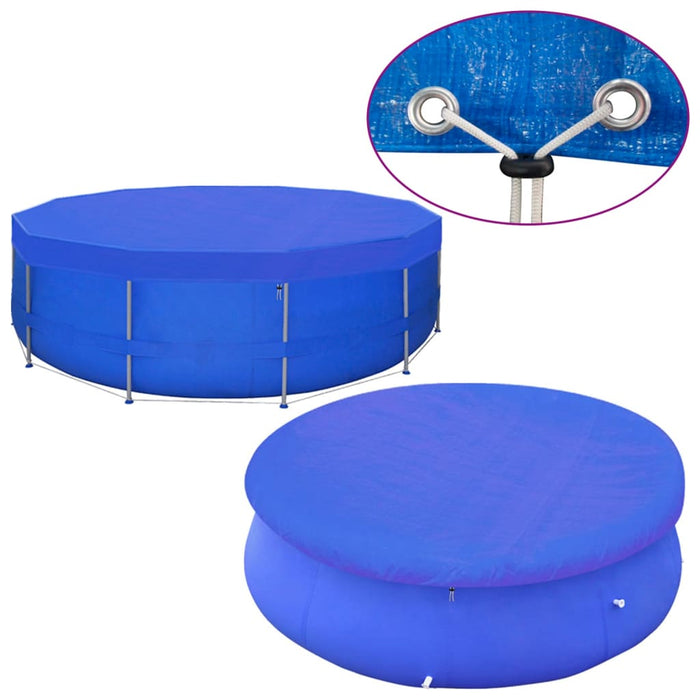 Prelate piscină, 2 buc., PE rotund, 540 cm, 90 g/m² - WALTI WALTI