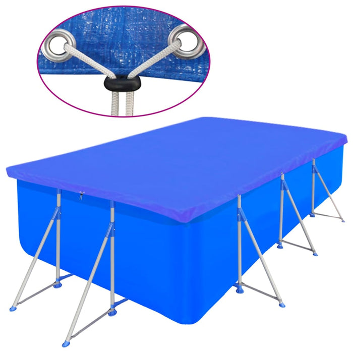 Prelate piscină, 2 buc, PE dreptunghiular, 540x270 cm, 90 g/m² - WALTI WALTI