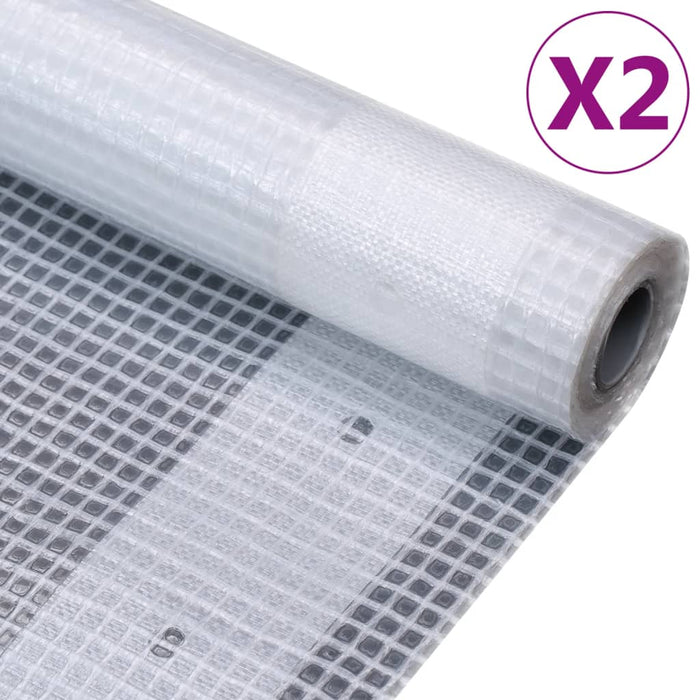 Prelate Leno, 2 buc., alb, 2x5 m, 260 g/m² - WALTI WALTI