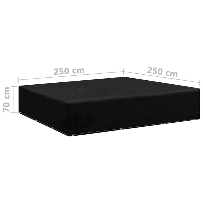 Huse mobilier grădină, 2 buc, 12 ocheți, 250x250x70 cm - WALTI WALTI
