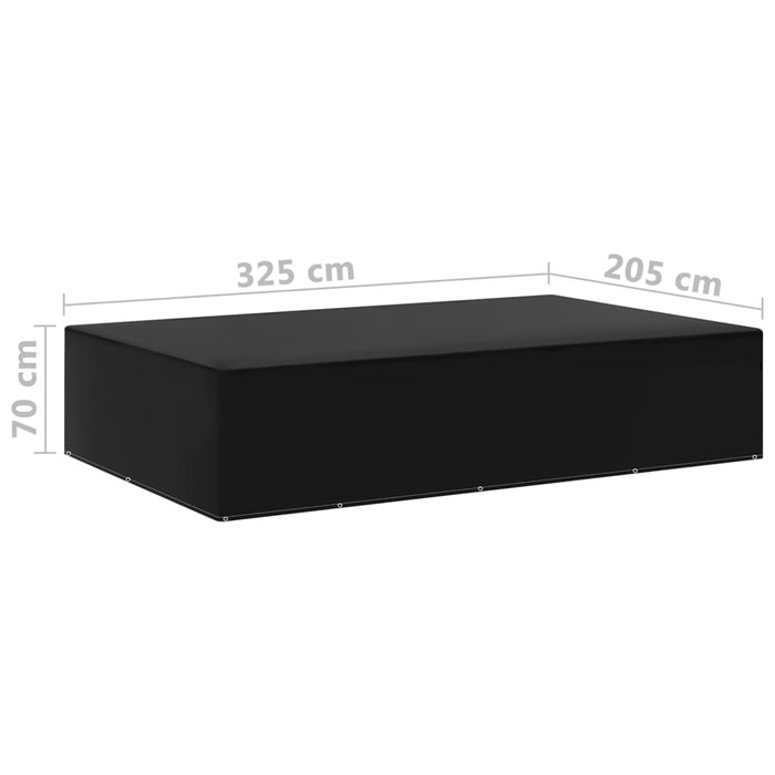 Huse mobilier grădină, 2 buc, 12 ocheți, 325x205x70 cm - WALTI WALTI